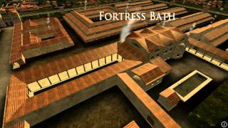 Animation of ancient Roman Fort in Caerleon Wales [upl. by Amme]