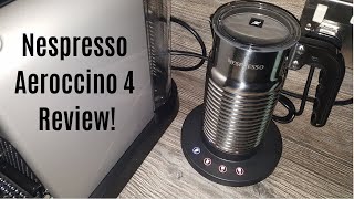 Nespresso Aeroccino 4 Milk Frother Review  Worth upgrading from the Aeroccino 3 [upl. by Llennoj]