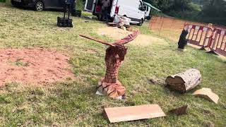 A fabulous range of wooden sculpture at Caerleon festival 2024 [upl. by Reeta580]