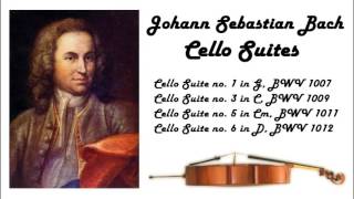 Johann Sebastian Bach  Cello suites in 432 Hz great for reading or studying [upl. by Kumler774]